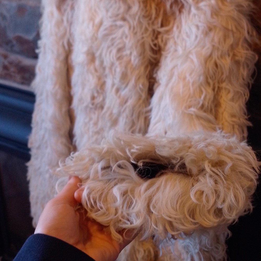 Rare Long-haired Raw Sheep Wool Jacket And Scarf Inuk Inuit 2009 - Picture 11 of 16